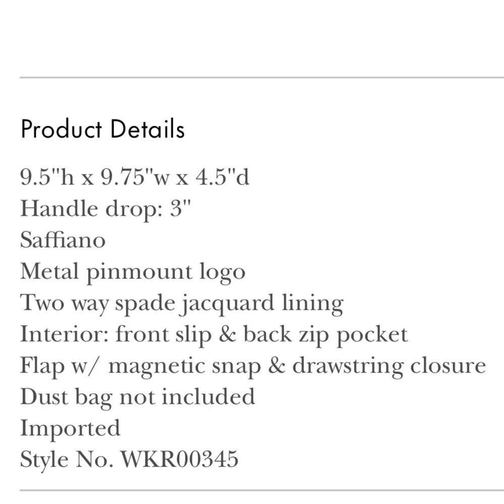 🎉 Host Pick 🎉 Kate Spade Lizzie Medium Backpack in Daybreak